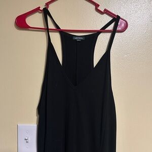 Black Sleeveless V-Neck jumper